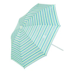 Decathlon PARASOL DE PLAGE PARUV 160 UPF 50+ 2 PLACES - IMPRIMÉ Rayures -Le Surf Boutique parasol de plage paruv 160 upf 50 2 places imprime rayures 3