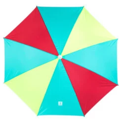 Decathlon PARASOL DE PLAGE PARUV 160 UPF 50+ 2 PLACES - Multi Couleur Rouge Jaune Bleu -Le Surf Boutique parasol de plage paruv 160 upf 50 2 places multi couleur rouge jaune bleu 2