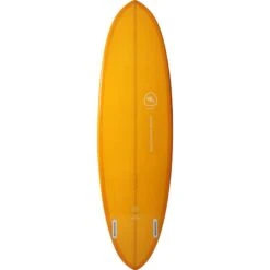 Planche De Surf BEAVER Mid Length Twin Pin Double Layer Orange 6'6" -Le Surf Boutique planche de surf beaver mid length twin pin double layer orange 66 2
