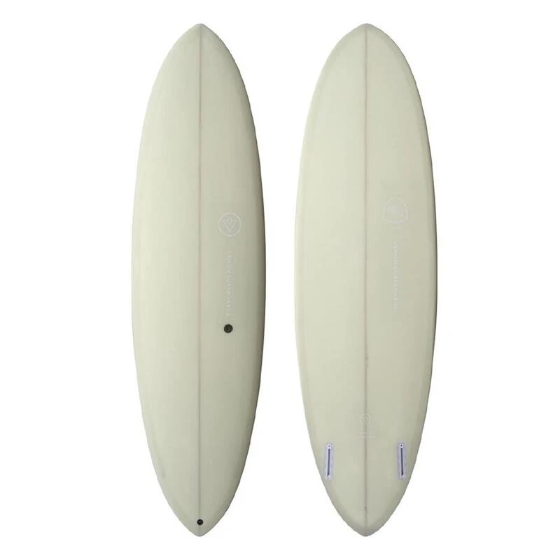 Planche De Surf BEAVER Mid Length Twin Pin Pastel Beige 6'10" 3 Planche De Surf BEAVER Mid Length Twin Pin Pastel Beige 6'10"