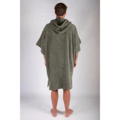 Poncho De Surf Vert | 100% Coton | Taille Unique | Unisexe | Avec Manches -Le Surf Boutique poncho de surf vert 100 coton taille unique unisexe avec manches 1