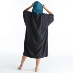 PONCHO SURF 500 ADULTE Noir -Le Surf Boutique poncho surf 500 adulte noir 3