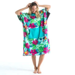 PONCHO SURF 500 ADULTE Print Bora -Le Surf Boutique poncho surf 500 adulte print bora 2