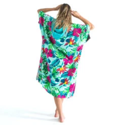 PONCHO SURF 500 ADULTE Print Bora -Le Surf Boutique poncho surf 500 adulte print bora 4