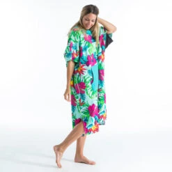 PONCHO SURF 500 ADULTE Print Bora -Le Surf Boutique poncho surf 500 adulte print bora 5