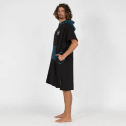 Poncho Surf Adulte - 500 Noir 15 Poncho Surf Adulte - 500 Noir -Le Surf Boutique poncho surf adulte 500 noir 4