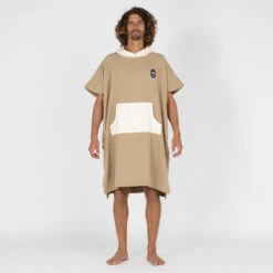 Poncho Surf Adulte - 500 Sable