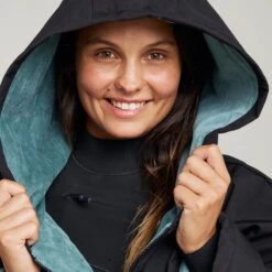 Poncho Surf Adulte - 950 Noir -Le Surf Boutique poncho surf adulte 950 noir 4