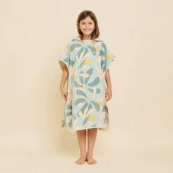 Poncho Surf Enfant 110 à 135 Cm - 500 Flow