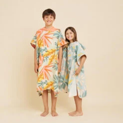 Poncho Surf Enfant 135 à 160 Cm - 550 Jungle -Le Surf Boutique poncho surf enfant 135 a 160 cm 550 jungle 9