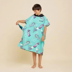 Poncho Surf Enfant 135 à 160 Cm - 550 Skatepark -Le Surf Boutique poncho surf enfant 135 a 160 cm 550 skatepark 4