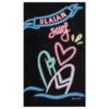 SERVIETTE L PRINT Neon 145x85 Cm -Le Surf Boutique serviette l print neon 145x85 cm