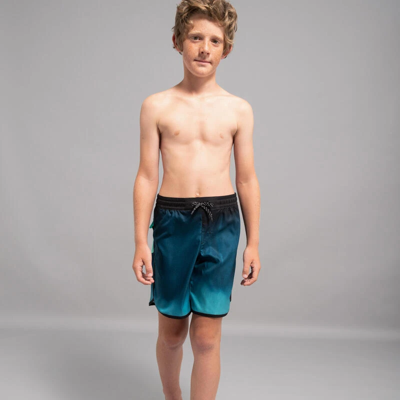 SHORT DE BAIN 500 BLEU NOIR 4 SHORT DE BAIN 500 BLEU NOIR – Image 2