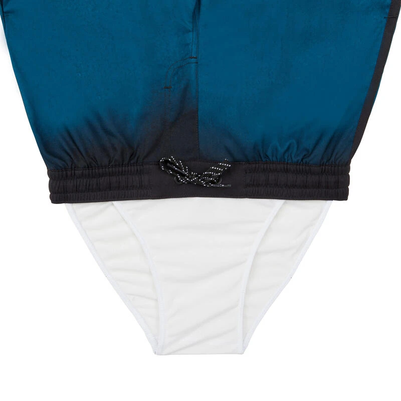 SHORT DE BAIN 500 BLEU NOIR 8 SHORT DE BAIN 500 BLEU NOIR – Image 6