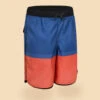 SHORT DE BAIN 500 BLEU ROUGE -Le Surf Boutique short de bain 500 bleu rouge