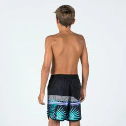 Short De Bain Garçon - 500 Palmsand Noir 10 Short De Bain Garçon - 500 Palmsand Noir -Le Surf Boutique short de bain garcon 500 palmsand noir 2