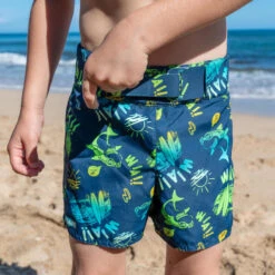SHORT DE BAIN GARCON BLEU MARINE -Le Surf Boutique short de bain garcon bleu marine 3