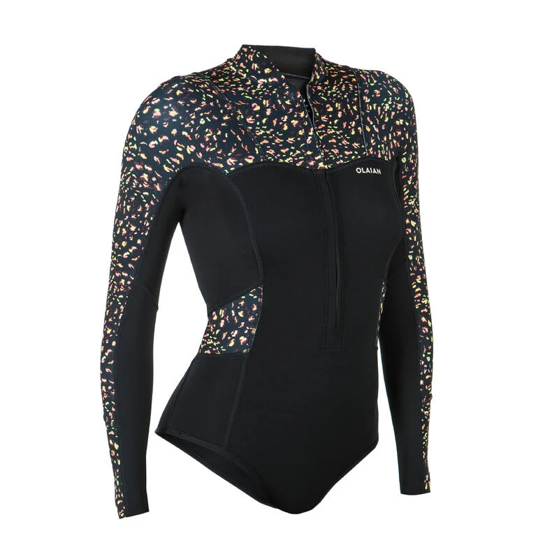 Shorty Culotte Manches Longues Front Zip LEO 5 Shorty Culotte Manches Longues Front Zip LEO – Image 3