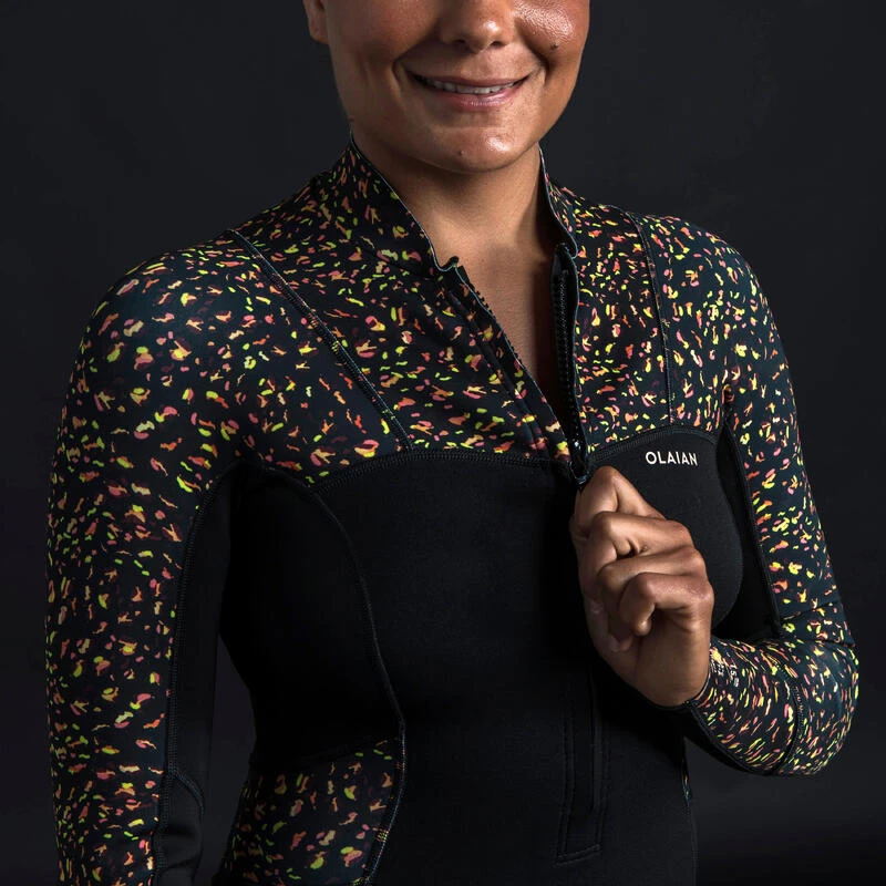 Shorty Culotte Manches Longues Front Zip LEO 7 Shorty Culotte Manches Longues Front Zip LEO – Image 5