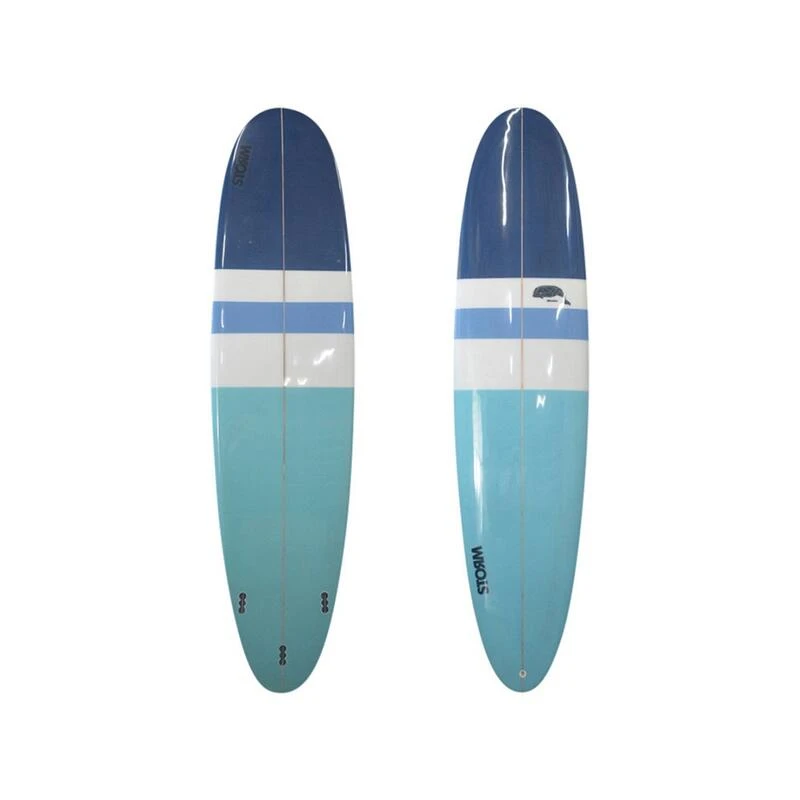 STORM Surfboard - Mini Malibu - 6'10 - Beluga LB4 - Round Tail - Blue 3 STORM Surfboard - Mini Malibu - 6'10 - Beluga LB4 - Round Tail - Blue