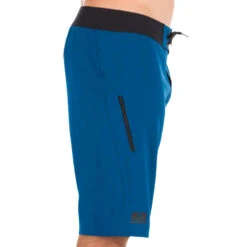 Surf Boardshort Long 500 Uni Blue -Le Surf Boutique surf boardshort long 500 uni blue 1