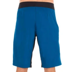 Surf Boardshort Long 500 Uni Blue -Le Surf Boutique surf boardshort long 500 uni blue 3