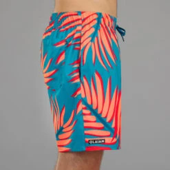 Surf Boardshort Standard 100 BIGPALM BLUE 11 Surf Boardshort Standard 100 BIGPALM BLUE -Le Surf Boutique surf boardshort standard 100 bigpalm blue 2