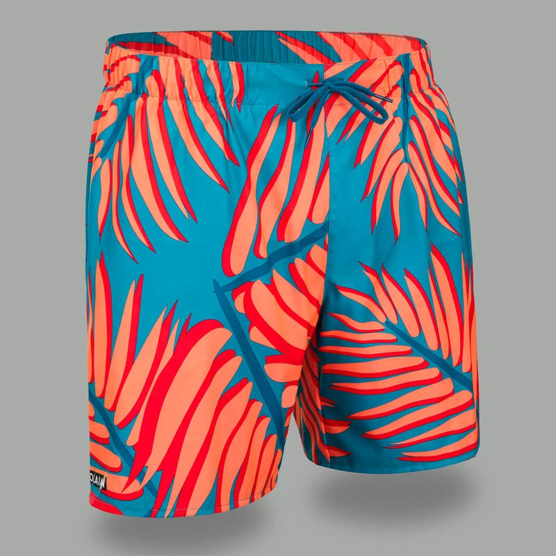 Surf Boardshort Standard 100 BIGPALM BLUE 3 Surf Boardshort Standard 100 BIGPALM BLUE