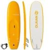 SURF MOUSSE 100 6'8" Livrée Avec Un Leash Et 3 Ailerons . -Le Surf Boutique surf mousse 100 68 livree avec un leash et 3 ailerons
