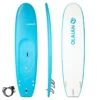 SURF MOUSSE 100 8'2" Livrée Avec Un Leash Et 3 Ailerons. -Le Surf Boutique surf mousse 100 82 livree avec un leash et 3 ailerons