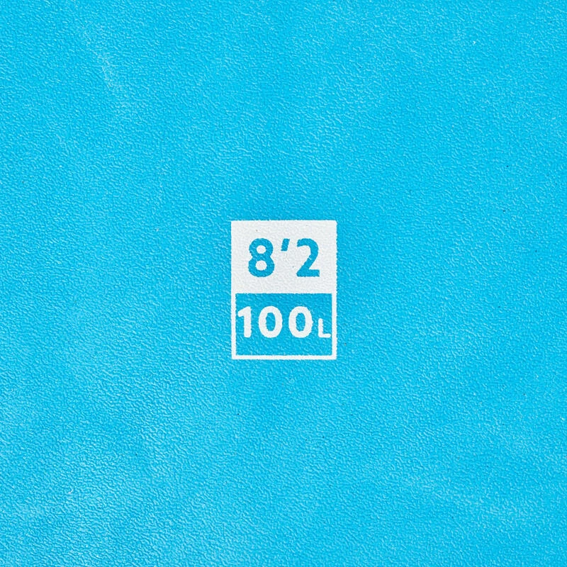 SURF MOUSSE 100 8'2" Livrée Avec Un Leash Et 3 Ailerons. 9 SURF MOUSSE 100 8'2" Livrée Avec Un Leash Et 3 Ailerons. – Image 7