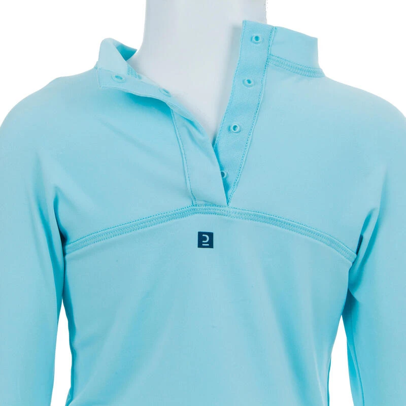 T-shirt Anti UV Bébé Manches Longues Bleu 6 T-shirt Anti UV Bébé Manches Longues Bleu – Image 4