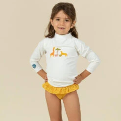 T-shirt Anti UV Bébé Manches Longues Imprimé Savane