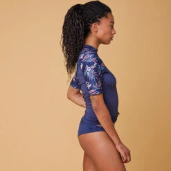 Roxy Tee Shirt Anti UV Femme Manches Courtes Surf Floral Bleu 10 Roxy Tee Shirt Anti UV Femme Manches Courtes Surf Floral Bleu -Le Surf Boutique tee shirt anti uv femme manches courtes surf floral bleu 2