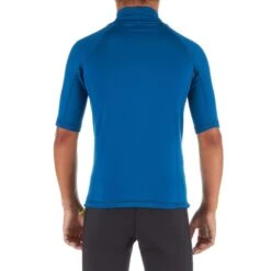 Tee Shirt Polaire Manches Courtes Enfant Bleu -Le Surf Boutique tee shirt polaire manches courtes enfant bleu 1