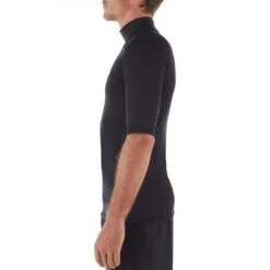 Tee Shirt Surf Top Thermique 900 Polaire Manches Courtes Homme Noir -Le Surf Boutique tee shirt surf top thermique 900 polaire manches courtes homme noir 2