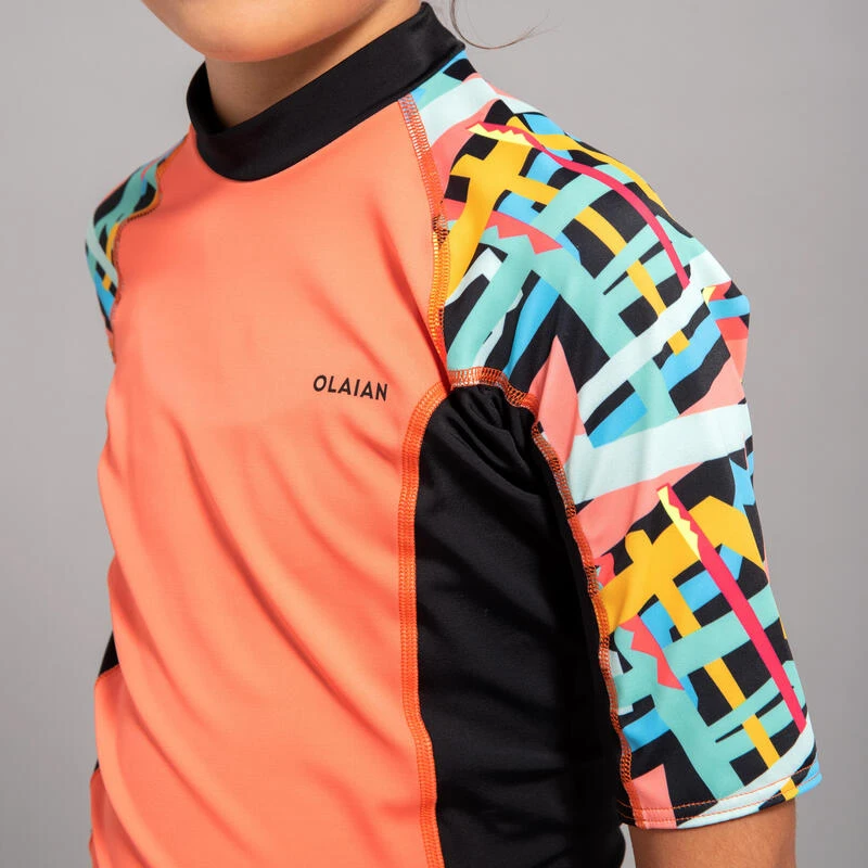 Top Solaire Fille Manche Courte Quartz Rose 4 Top Solaire Fille Manche Courte Quartz Rose – Image 2