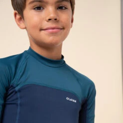 Top Solaire Garçon Manche Courte Bleu Marine Et Pétrole -Le Surf Boutique top solaire garcon manche courte bleu marine et petrole 2