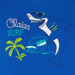 Water Tee Shirt Anti UV Surf Manches Longues Enfant Bleu Imprimé -Le Surf Boutique water tee shirt anti uv surf manches longues enfant bleu imprime 2