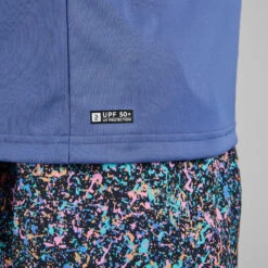 WATER TEE SHIRT Top Anti UV Surf Manches Longues Homme Blue -Le Surf Boutique water tee shirt top anti uv surf manches longues homme blue 2