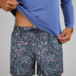 WATER TEE SHIRT Top Anti UV Surf Manches Longues Homme Blue -Le Surf Boutique water tee shirt top anti uv surf manches longues homme blue 3